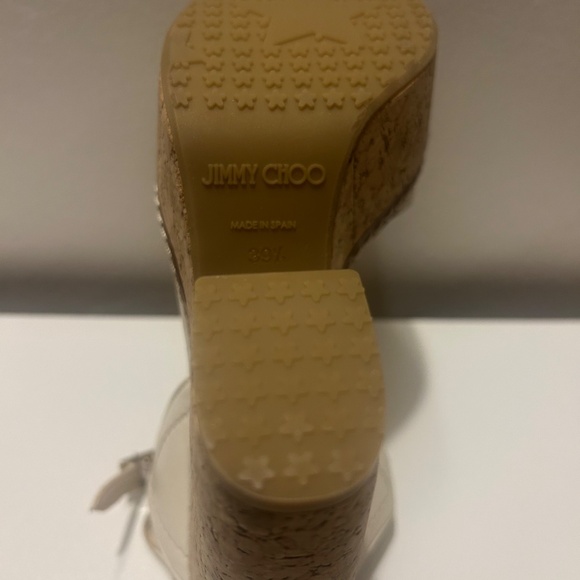 Jimmy Choo Cork Platform Sandals size 39.5/US 9.5 - Picture 5 of 5